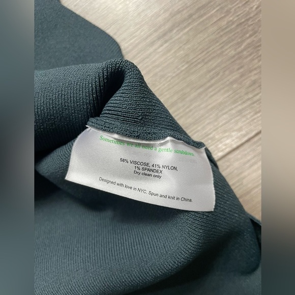 M.M Lafleur Malin Top Jardigan Knit‎ Sweater Deep Sea Green Sz XS - Picture 7 of 9